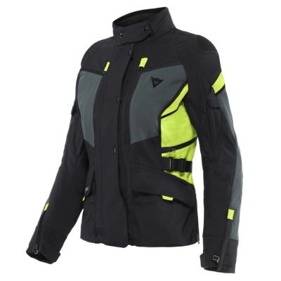 Dainese CARVE MASTER 3 GTX dámská textilní bunda šedá/fluo-žlutá vel.40